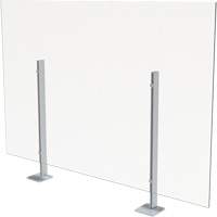 Surface Mount Sneeze Guard, 36" W x 36" H Action Paper