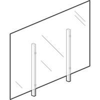 Sneeze Guard, 48" W x 36" H Action Paper