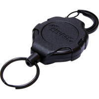 Ratch-It Locking Keychain, Plastic, 48" Cable, Carabiner Attachment Action Paper