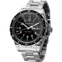 Jumbo Day/Date Automatic Watch with Stainless Steel Bracelet, Digital, Battery Operated, 46 mm, Silver Action Paper