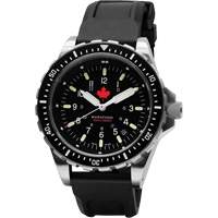 Red Maple Jumbo Diver's Quartz Watch, Digital, Battery Operated, 46 mm, Black Action Paper