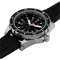 Red Maple Jumbo Diver's Quartz Watch, Digital, Battery Operated, 46 mm, Black Action Paper