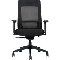 High-Back Weight-Sensing Synchro-Tilter, Mesh, Black Action Paper
