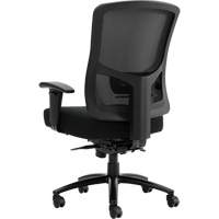 Raven 400 High-Back Heavy-Duty Synchro-Tilter, Mesh, Black, 400 lbs. Capacity Action Paper