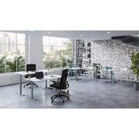 Table rectangulaire &agrave; hauteur r&eacute;glable Newland Action Paper