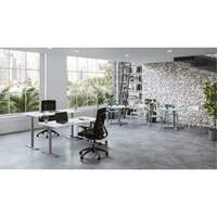 Table rectangulaire &agrave; hauteur r&eacute;glable Newland Action Paper