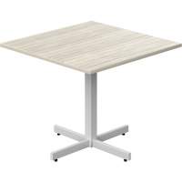 Newland Height-Adjustable Square Table, 36" L x 36" W x 29" H, 1" Top, Laminate, Tan Action Paper