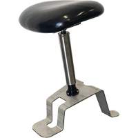 TA200 Sit-Stand Stool, Vinyl, Black, 280 lbs. Capacity Action Paper