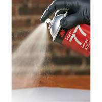 Super 77 Spray Adhesive, Clear, Aerosol Can Action Paper