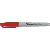 Permanent Markers - #15, Fine, Red PA392 | Action Paper
