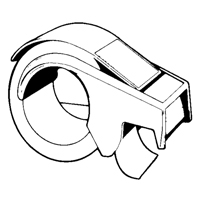 Distributeur manuel de ruban adh&eacute;sif, Standard, Convient au ruban de largeur de 50,8 mm (2") Action Paper