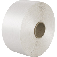 Bonded Cord Strapping, Polyester Cord, 1/4" W x 7800' L, Manual Grade Action Paper