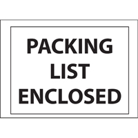 Packing List Envelopes, 4" L x 5" W, Backloading Style PB429 | Action Paper