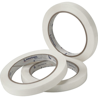 White General Purpose Strapping Tape, 2.7 mils Thick, 12 mm (47/100") x 54.864 m (180')  Action Paper