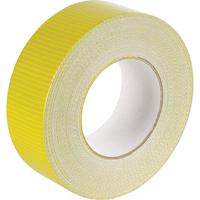 Utility Grade Duct Tape AC20, 9 mils, Yellow, 48 mm (2") x 55 m (180') Action Paper