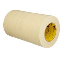 Scotch&reg; High Performance Masking Tape 231, 12 mm (1/2") x 55 m (180'), Beige Action Paper