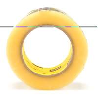 Scotch&reg; Box Sealing Tape 373, Hot Melt Adhesive, 2.5 mils, 48 mm (2") x 100 m (328') Action Paper