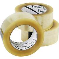 Tartan 369 Box Sealing Tape, Acrylic Adhesive, 1.6 mils, 48 mm (1-22/25") x 132 m (432') Action Paper
