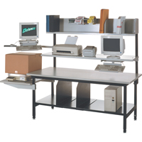 Packaging Bench, 68" W x 33" D x 36" H, Laminate PE194 | Action Paper