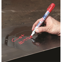 Paint-Riter&reg; + Oily Surface Marker, Liquid, Red Action Paper