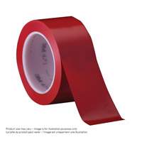 Ruban en vinyle 471, 38 mm (1-1/2") la x 32,9 m (108') lo, 5,3 mils, Rouge Action Paper
