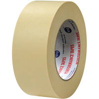 High Temp Premium Paper Masking Tapes, 48 mm (2") x 55 m (180'), Beige Action Paper