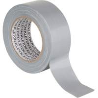 Utility Grade Duct Tape, 6 mils, Silver, 50 mm (2") x 45 m (148') Action Paper