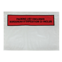 Packing List Envelope, 7" L x 5-1/2" W, Backloading Style PF882 | Action Paper