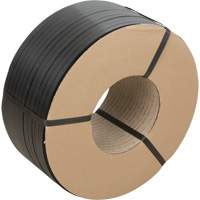 Strapping, Polypropylene, 5/8" W x 6000' L, Black, Manual Grade PF988 | Action Paper