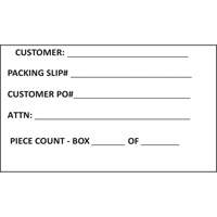 Generic Shipping Label, 4" W x 6" L, White Action Paper
