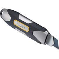 Couteau autoverrouillable, 18 mm, Acier au carbone, Robuste, Prise en Aluminium Action Paper