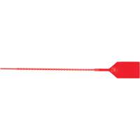 Standard-Duty Security Seal, 9", Plastic, Plastic Seal Action Paper