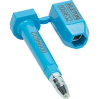 High Security Security Seal, 3-1/4", Metal, Bolt Seal Action Paper