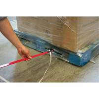 Strapping Pallet Threader Wand Action Paper