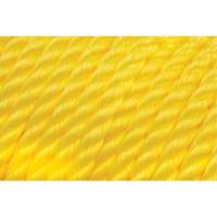 1/2" Braided Yellow Rope, Polypropylene, 335' Action Paper
