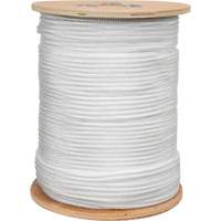 Braided White Rope, Nylon, 250' Action Paper