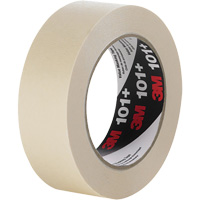 Value Masking Tape 101+, 12 mm (59/125") x 55 m (180.44'), Tan Action Paper