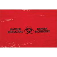 Waste Bags, Bio-Hazard, 38" L x 30" W, 2 mils Action Paper