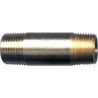 Raccord long, Laiton, 1/4", NPT x NPT Action Paper