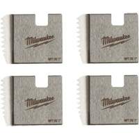 Matrices de tuyauterie portables NPT, Pour tuyau de 1", Alliage/Acier rapide Action Paper