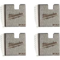 Matrices de tuyauterie portables NPT, Pour tuyau de 2", Acier rapide Action Paper