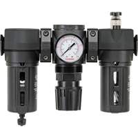 Filter, Regulator & Lubricator Modulair 300 with Manual Drain & Standard Bowl, 3/8" NPTF Action Paper