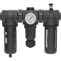 Filter, Regulator & Lubricator Modulair 400 with Manual Drain & Standard Bowl, 3/4" NPTF Action Paper