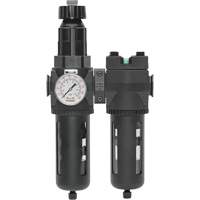 Filter/Regulator & Coalescing Filter Modulair 400 with Standard Bowl & Manual Drain, 3/4" NPTF, 150 PSI, 9.13 fl. oz. Capacity Action Paper