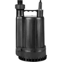 Pompe utilitaire en thermoplastique, 115 V, 2200 gal/h, 1/4 CV Action Paper