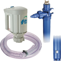 PFM-40 Drum Pump Kit with M3V Motor, Polypropylene/PVDF/Stainless Steel Action Paper