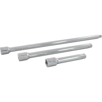 Jeu de rallonges pour douilles, Prise de 1/2", Fini Chrome, 3 Mcx Action Paper