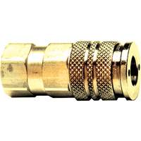 D&eacute;connexion rapide automatique &agrave; une main, Laiton, 1/4" x 3/8" Action Paper