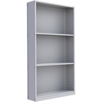 Interlok Shelving Unit, Steel, Boltless, 450 lbs. Capacity, 48" W x 88" H x 24" D Action Paper