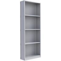 Interlok Shelving Unit, Steel, Boltless, 800 lbs. Capacity, 36" W x 100" H x 24" D Action Paper